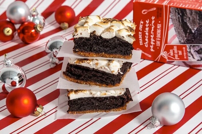 New At Trader Joes December 2022 - Chocolate Peppermint Loaf & Baking Mix