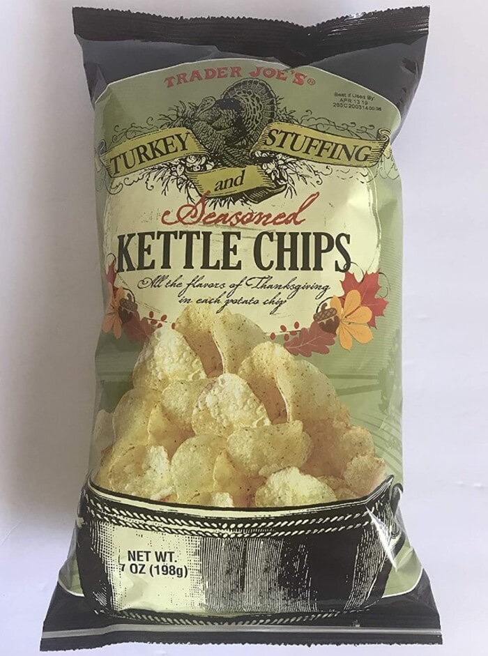 Trader Joe's Thanksgiving Items - Turkey and Stuffing Kettle Chips