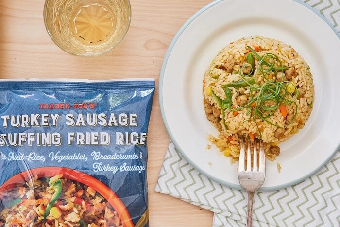 Trader Joe's Thanksgiving Items - Turkey Sausage Stuffing Fried Rice