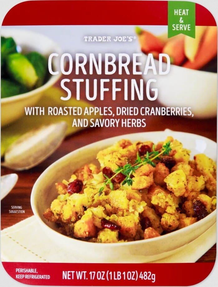 Trader Joe's Thanksgiving Items - Cornbread Stuffing