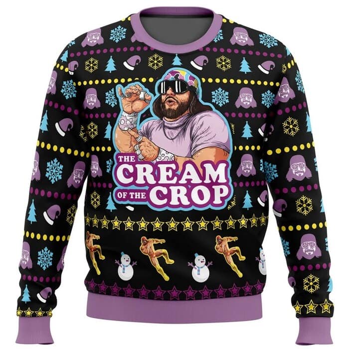Ugly Christmas Sweaters 2022 - Macho Man Randy Savage Ugly Sweater