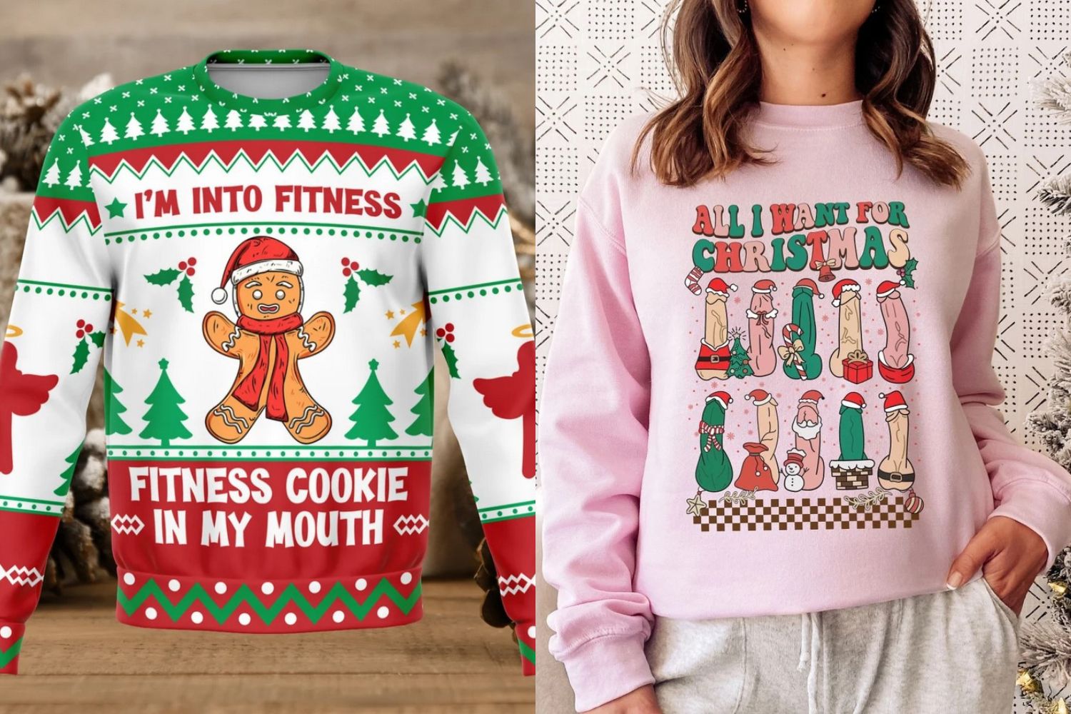 注目ブランドのギフト Women Crew Neck Christmas Black Cat Printed Long Sleeve Xmas