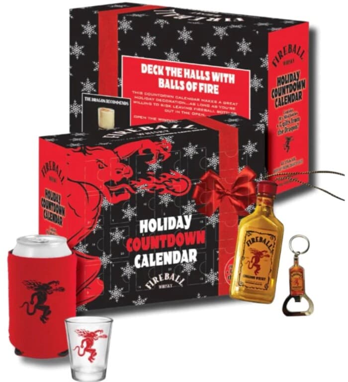 Whiskey Advent Calendar - Fireball Countdown Calendar Set