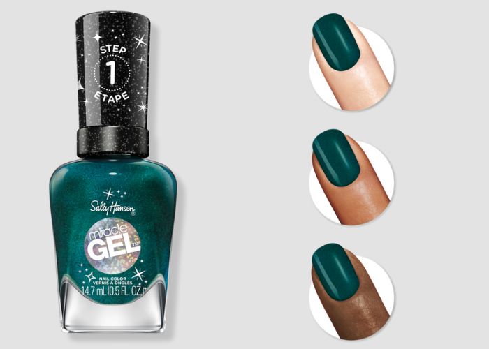 Winter Nail Colors - Sally Hansen Miracle Gel in Shine Bright Like a Menorah
