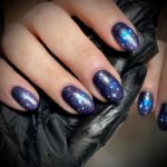 Winter Nail Designs - Nighttime