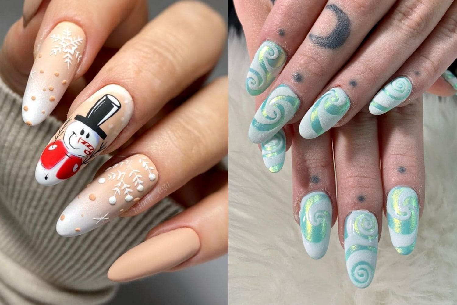 22 Winter Nail Designs Perfect For Snowy Days - Let'S Eat Cake