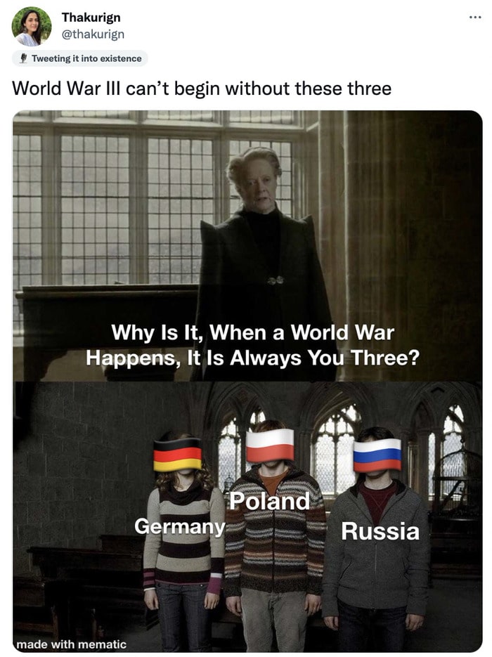 World War 3 Memes Tweets - harry potter why you three