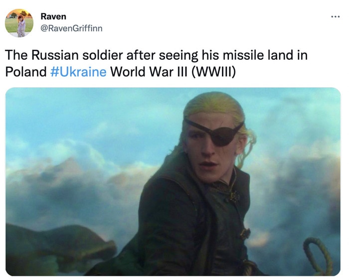 World War 3 Memes Tweets - aemond house of the dragon