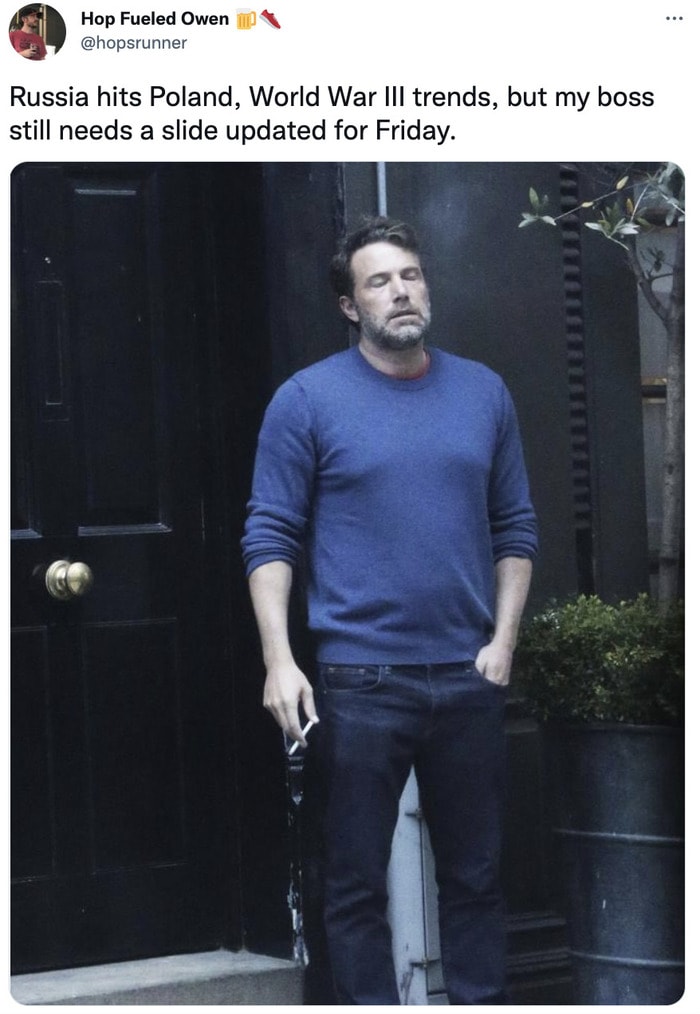 World War 3 Memes Tweets - ben affleck