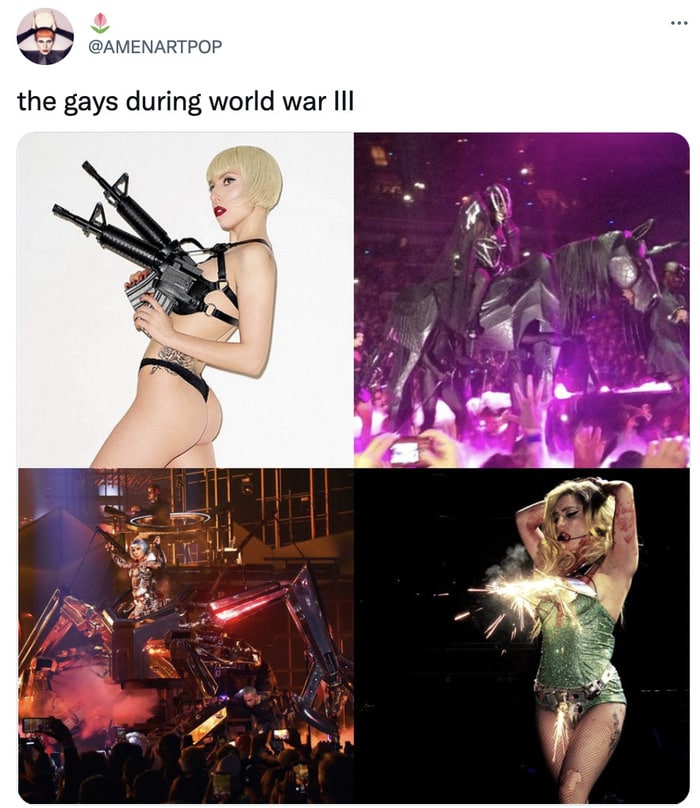 World War 3 Memes Tweets - gays fighting
