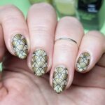 Art Deco Nails - White, Gold, and Black Art Deco Nail Design