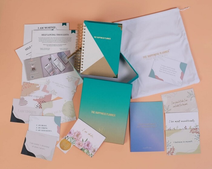 Best Planners 2023 - Undated 12 Month Planner by The Happiness Planner