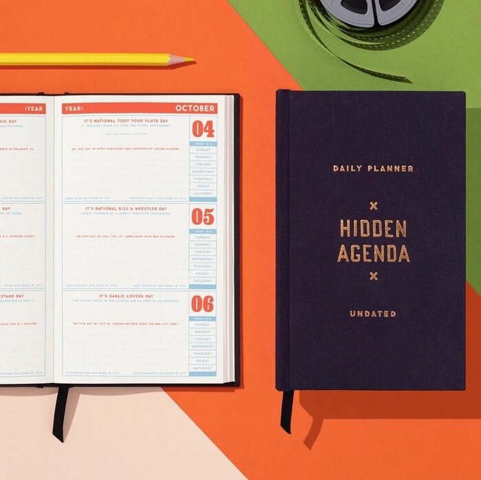 Best Planners 2023 - Hidden Agenda by Brass Monkey