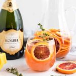 Champagne Cocktails - Blood Orange Champagne Sangria