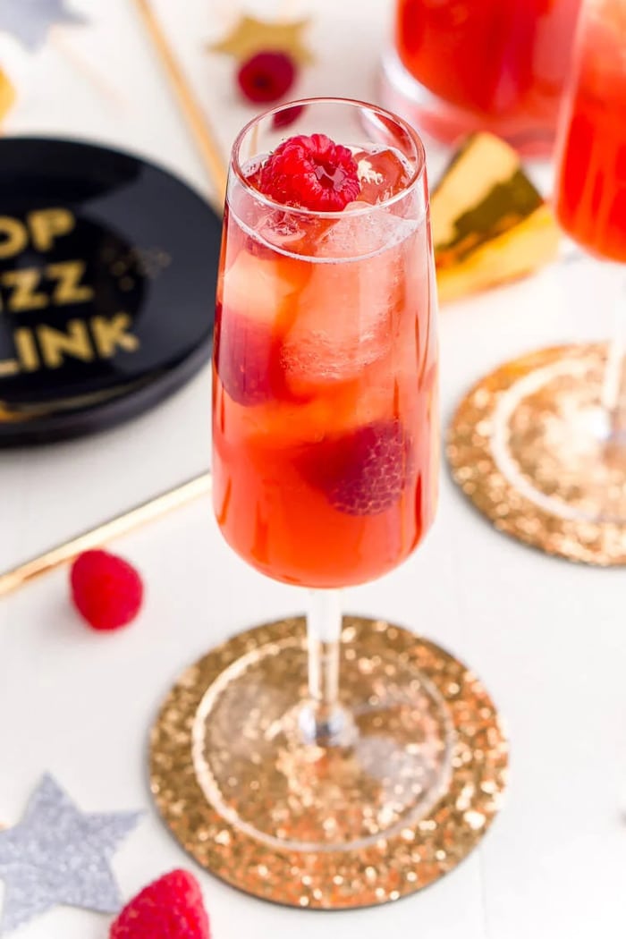 Champagne Cocktails - New Year's Eve Champagne Punch
