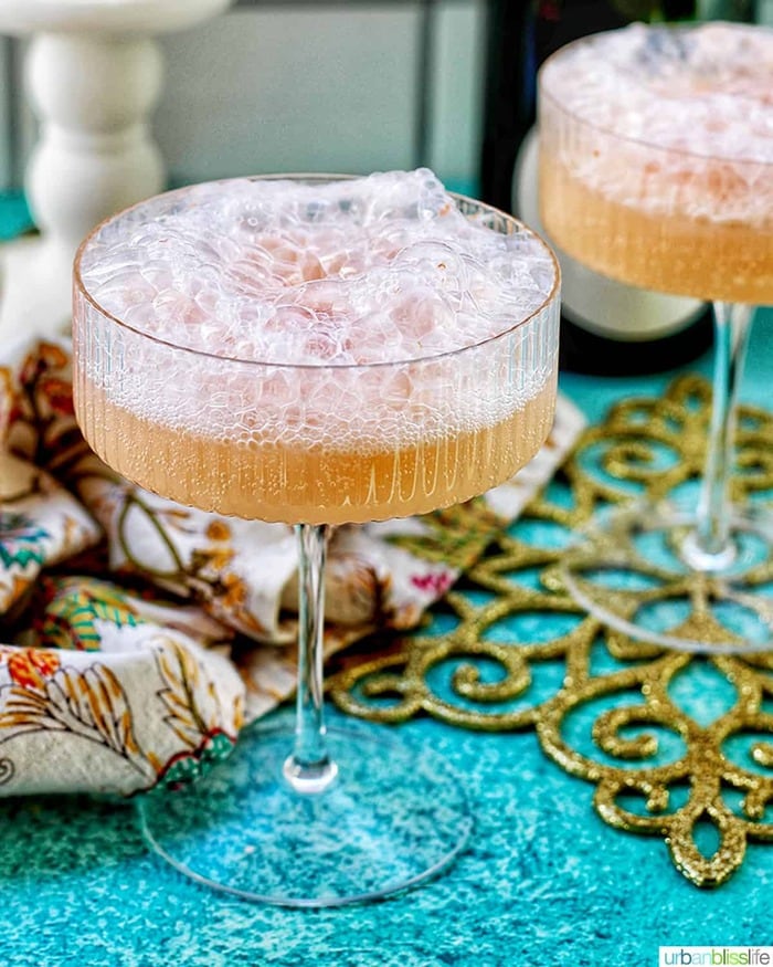 Champagne Cocktails - Champagne Floats