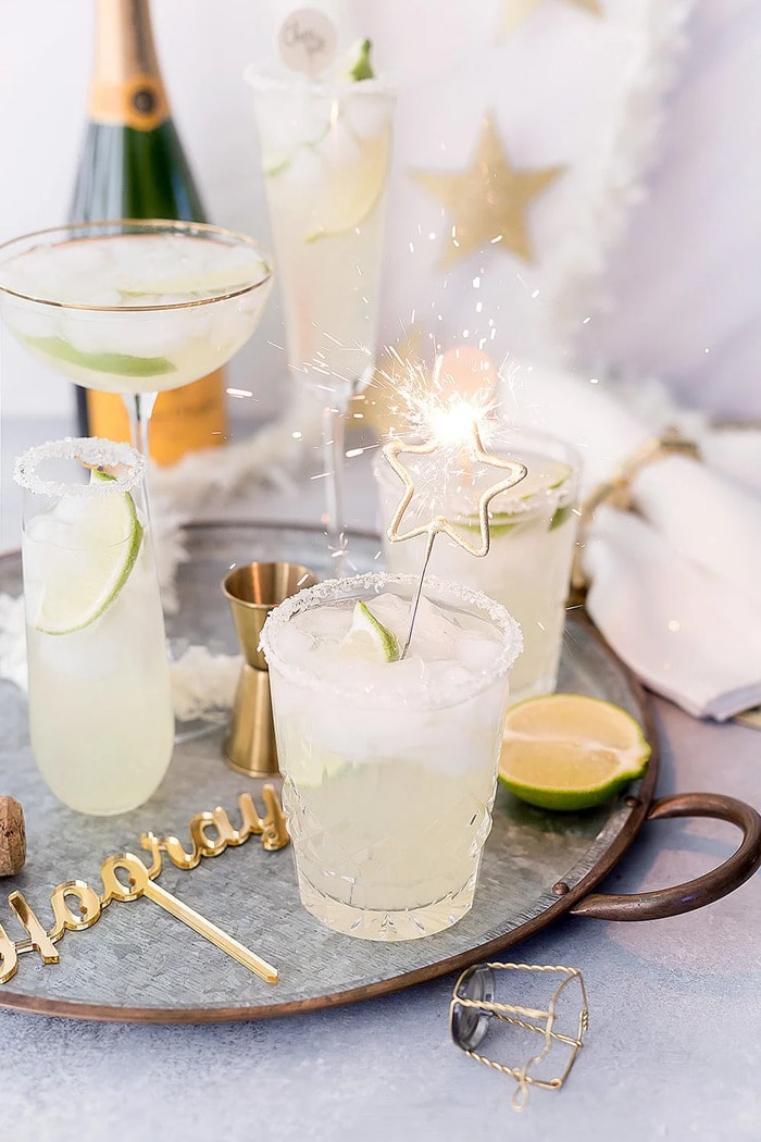 Champagne Cocktails - Sparkling Champagne Margaritas