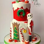 Christmas Cakes - Jack Skellington Meets the Grinch Cake