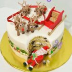Christmas Cakes - Santa’s Breaktime Cake