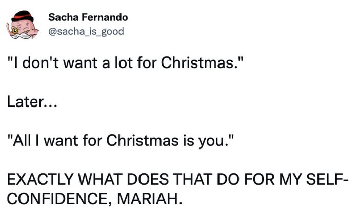 Christmas Memes TWeets - all i want for christmas is you