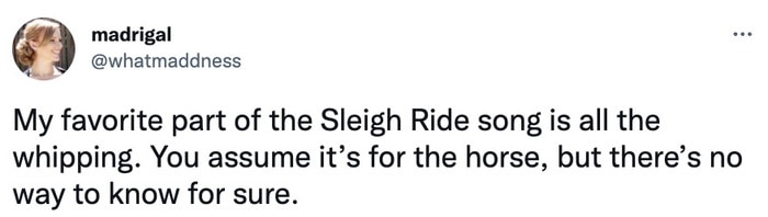 Christmas Memes Tweets - sleigh ride song