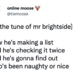 Christmas Memes Tweets - mr brightside