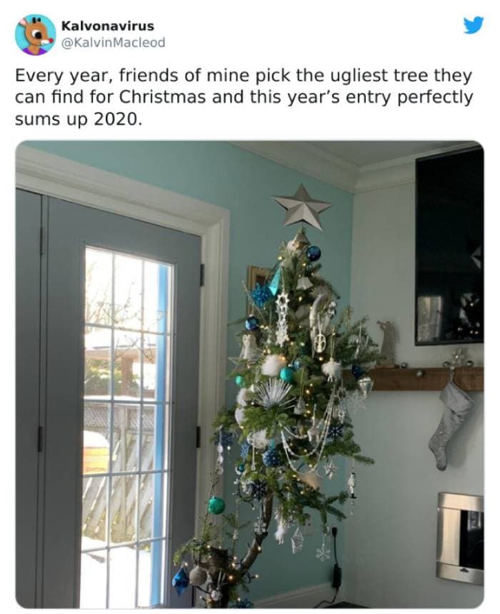 Christmas Memes Tweets - ugly christmas tree