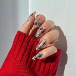 Christmas Nail Ideas 2022 - Christmas Ornament Nail Design
