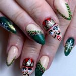 Christmas Nail Ideas 2022 - Nutcracker Nail Art