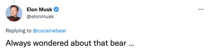 Cocaine Bear Memes Tweets - elon