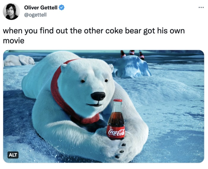 Cocaine Bear Memes Tweets - Christmas coke bear