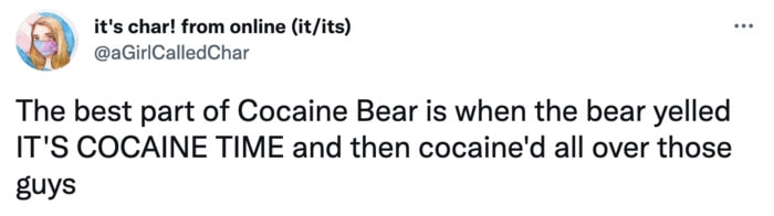 Cocaine Bear Memes Tweets - Cocaine Time
