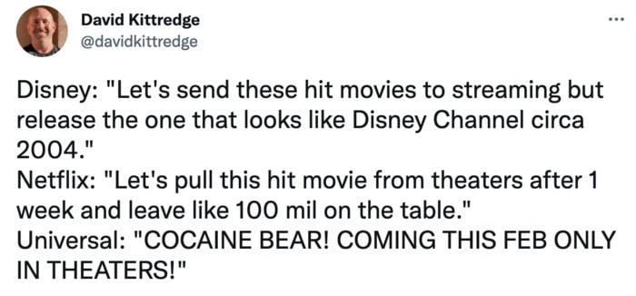 Cocaine Bear Memes Tweets - Universal Studios