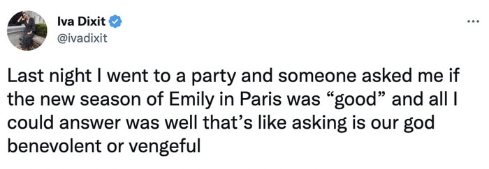 Emily In Paris Season 3 Tweets Memes - is it good
