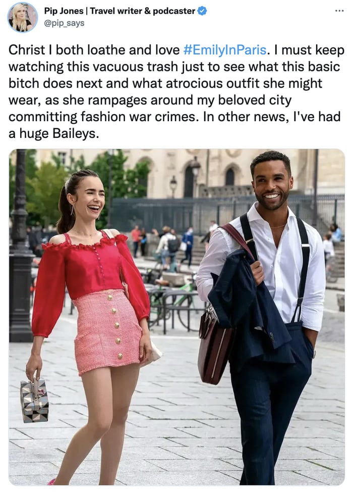 Emily In Paris Season 3 Tweets Memes - emily and alfie