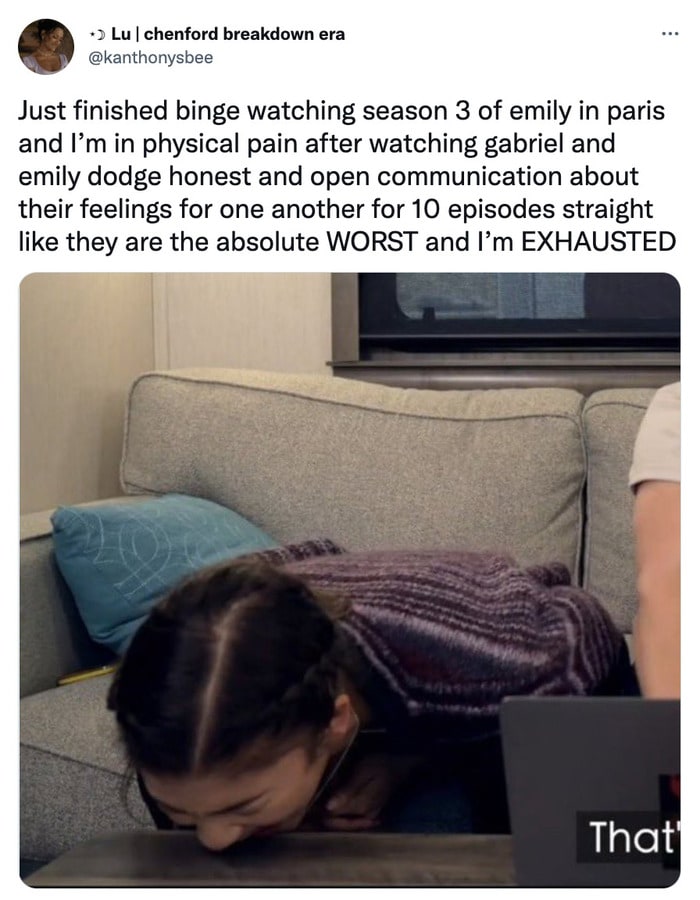 Emily In Paris Season 3 Tweets Memes - finale
