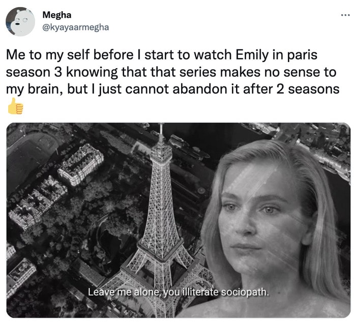 Emily In Paris Season 3 Tweets Memes - camille