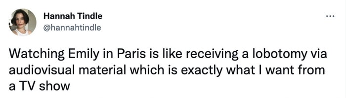Emily In Paris Season 3 Tweets Memes - lobotomy