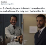 Emily In Paris Season 3 Tweets Memes - antoine and alfie