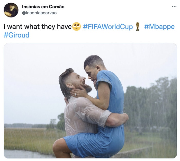 FIFA World Cup 2022 Memes, Tweets, Reactions - giroud and mbappe the notebook