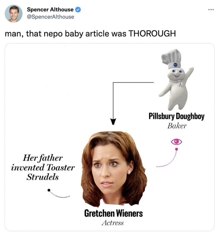 Nepo Baby Memes Tweets - mean girls