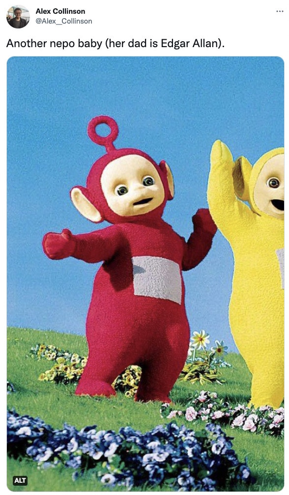 Nepo Baby Memes Tweets - po teletubbies