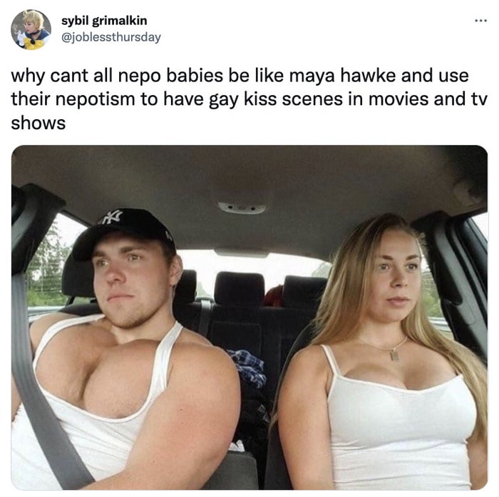 Nepo Baby Memes Tweets - maya hawke