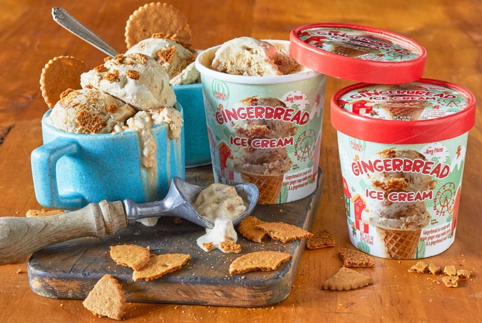 New at Trader Joes December 2022 - Gingerbread Ice Cream