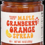 New at Trader Joes December 2022 - Maple Cranberry Orange Spread