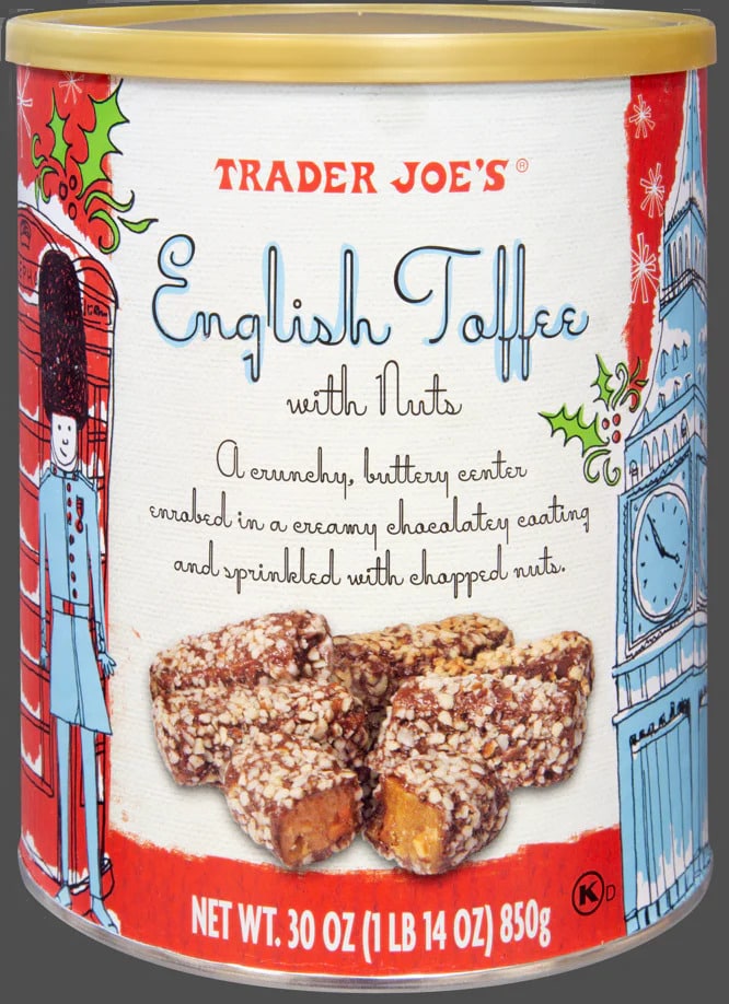 New at Trader Joes December 2022 - English Toffee with Nuts