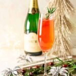 New Year's Drinks - Cranberry French 75