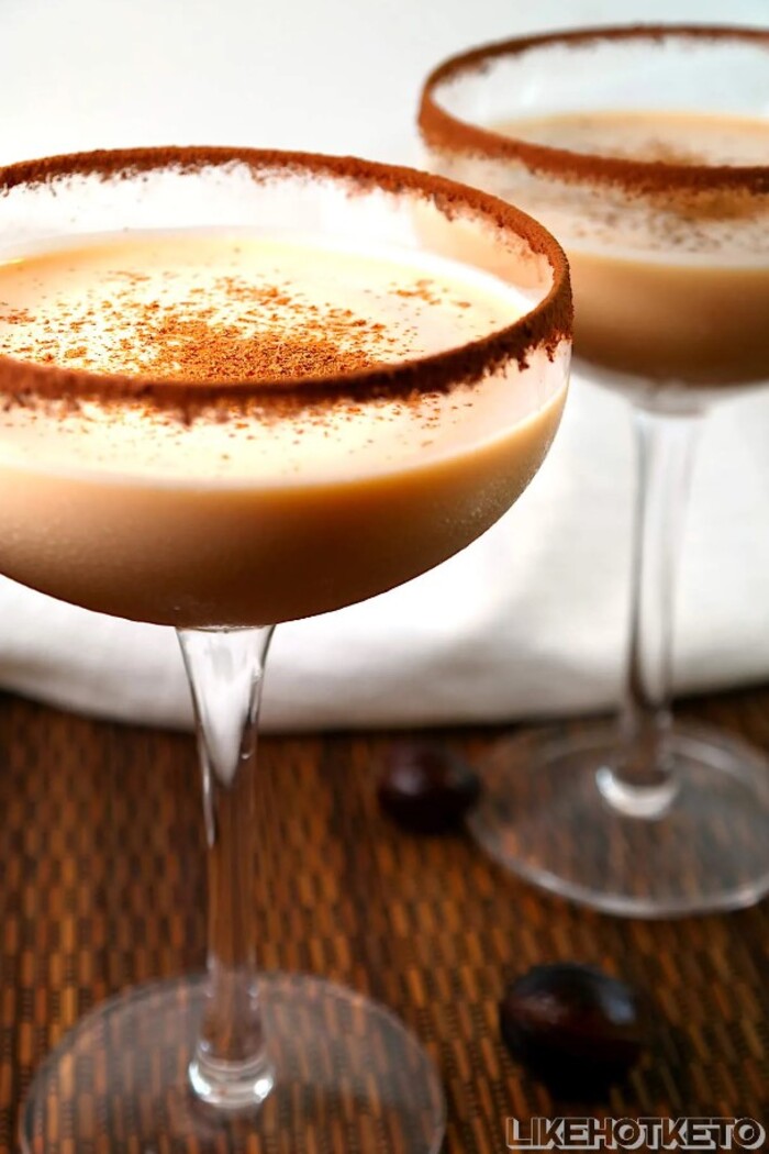 New Year's Drinks - Brandy Alexander