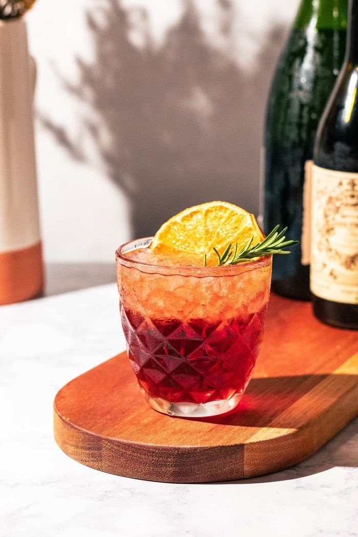 New Year's Drinks - Negroni Spagliato