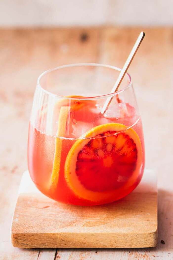 New Year's Drinks - Blood Orange Dirty Shirley